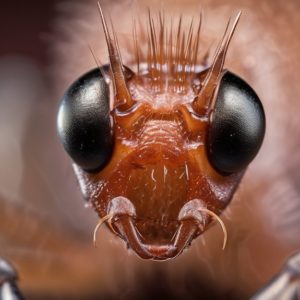 ant face intricate features