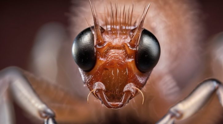 ant face intricate features