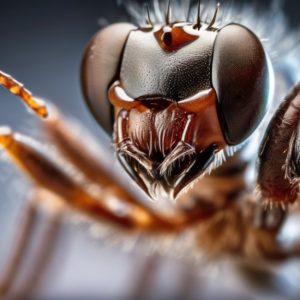 ant facial features detailed