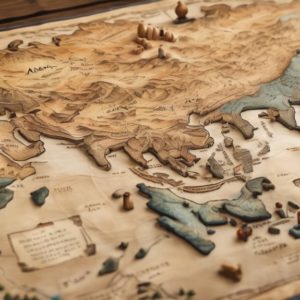 historic trade route network