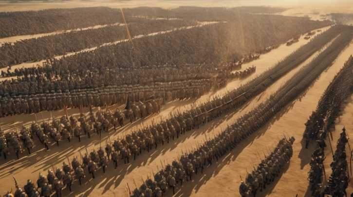 historical largest army record