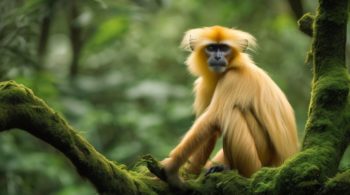 rare golden langur species
