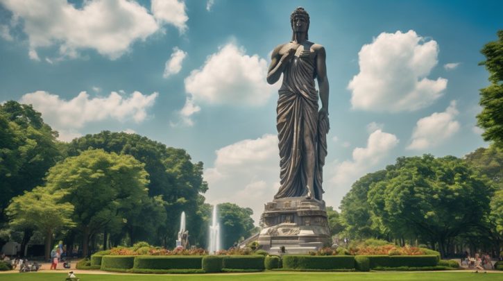 world s tallest statue measurements